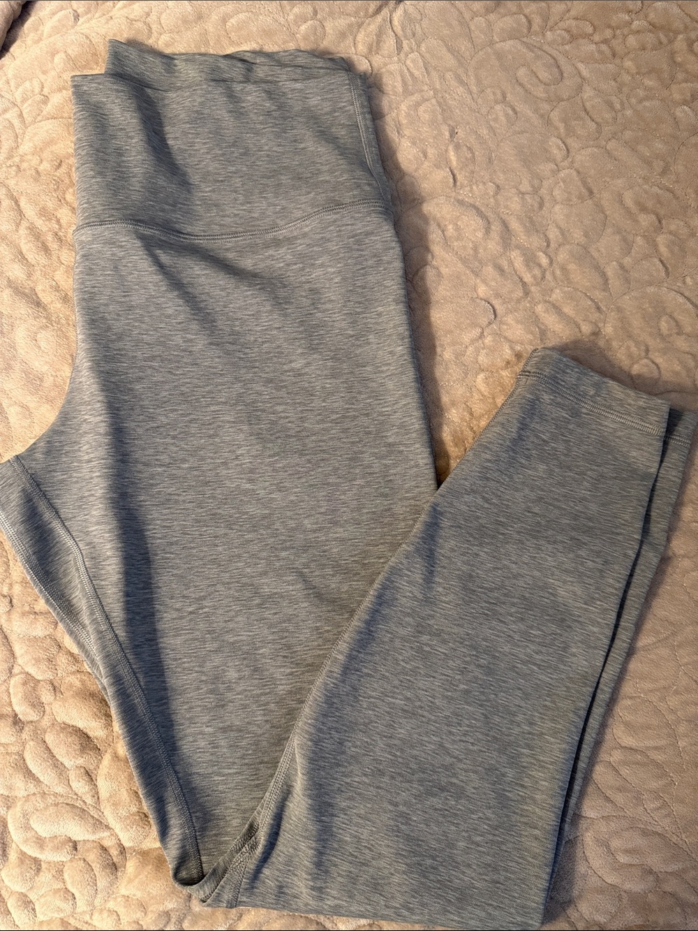 lululemon athletica Light Heather Gray High-Rise Leggings